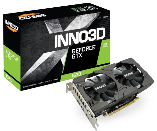 Видео карта Inno3D GeForce GTX 1630 Twin X2 OC