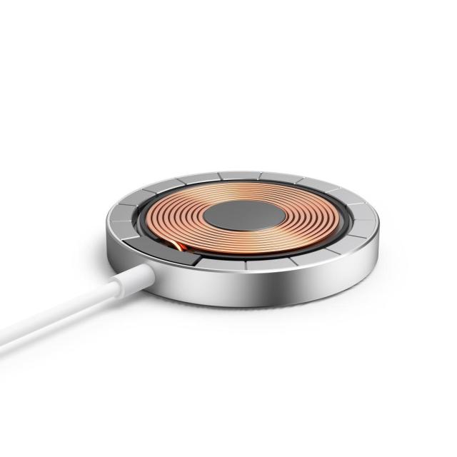 Безжично зарядно HAMA MagCharge FC15, 15W, Магнитно, Бял