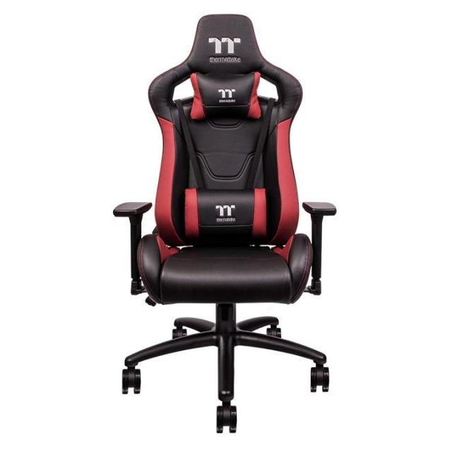 Геймърски стол TteSports U Fit, Черен/Червен
