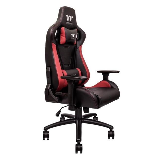 Геймърски стол TteSports U Fit, Черен/Червен