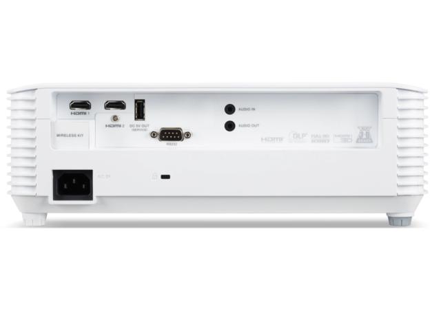 Мултимедиен проектор Acer Projector X1528Ki, DLP, 1080p (1920x1080), 4500Lm, Wireless dongle included, DLP, 10000:1, 3D, HDMI, USB, RGB,  RS232, DC Out (5V/1A), 3W Speaker, 2.9Kg