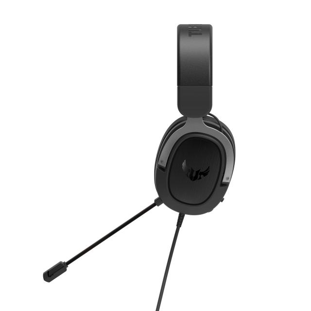 Геймърски слушалки ASUS TUF Gaming H3 Gun Metal, 7.1 Virtual Surround Sound