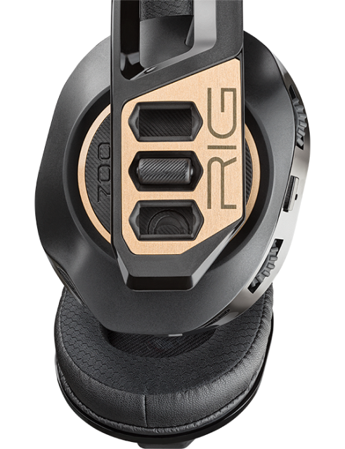 Геймърски слушалки Plantronics RIG 700HS, Микрофон, Металик