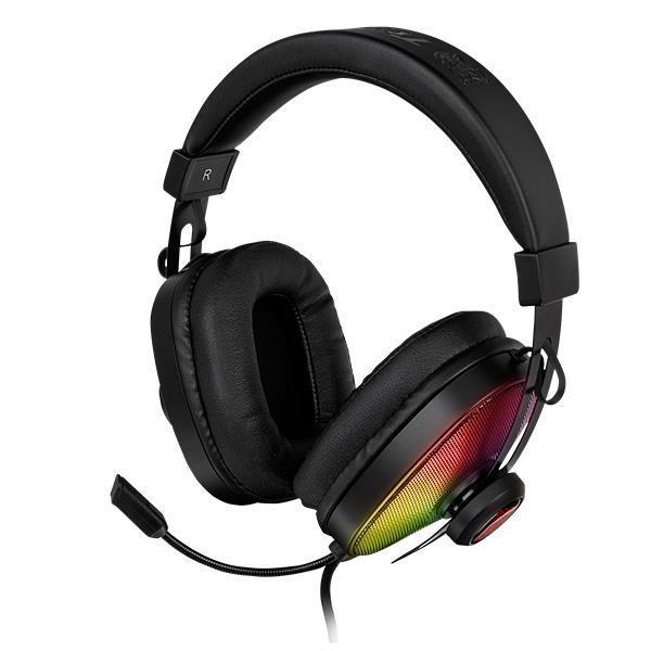 Геймърски слушалки TteSports Pulse G100, RGB, Черен
