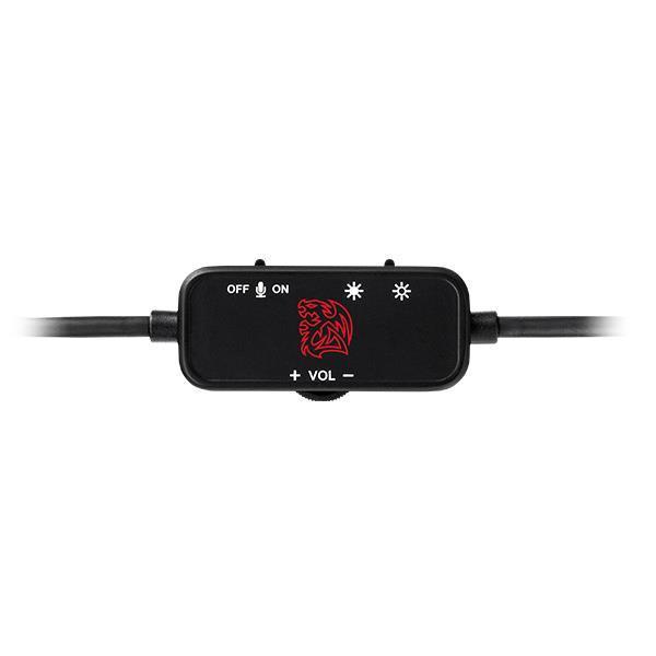 Геймърски слушалки TteSports Pulse G100, RGB, Черен