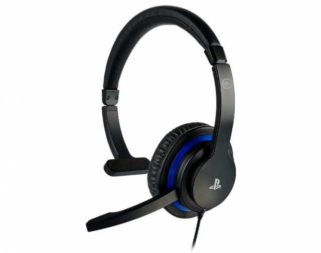 Геймърски слушалки Nacon Bigben PS4 Official Communicator, Микрофон, Черен