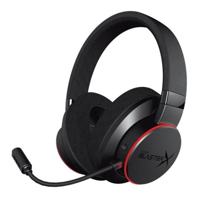 Слушалки с микрофон CREATIVE SoundblasterX H6, 7.1 Virtual Surround Sound, Aurora Reactive RGB, Черен