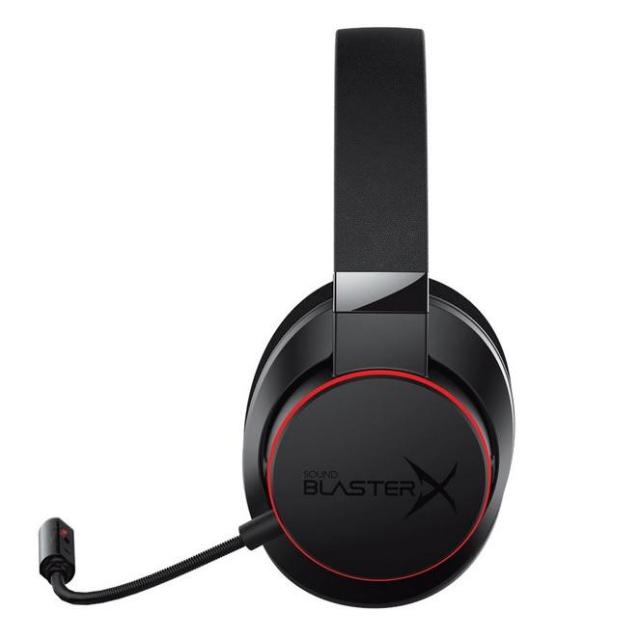 Слушалки с микрофон CREATIVE SoundblasterX H6, 7.1 Virtual Surround Sound, Aurora Reactive RGB, Черен