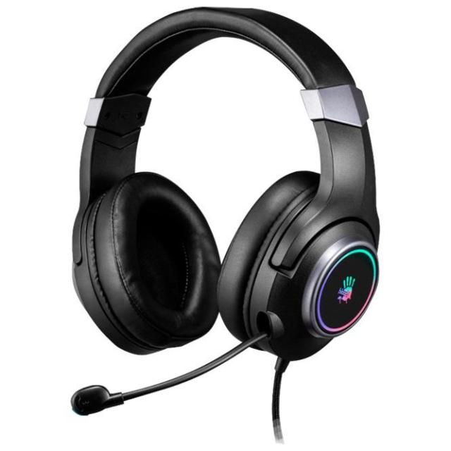 Геймърски слушалки A4TECH Bloody G350, Virtual 7.1, Микрофон, Черно