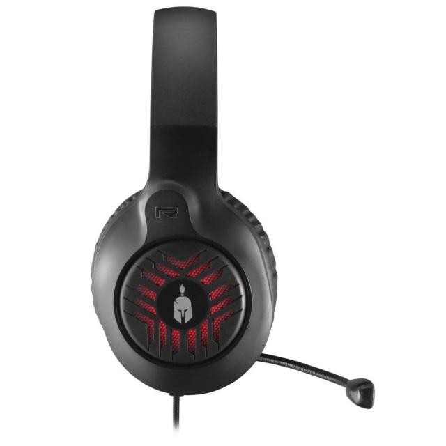 Геймърски слушалки Spartan Gear Medusa, Микрофон, Черен