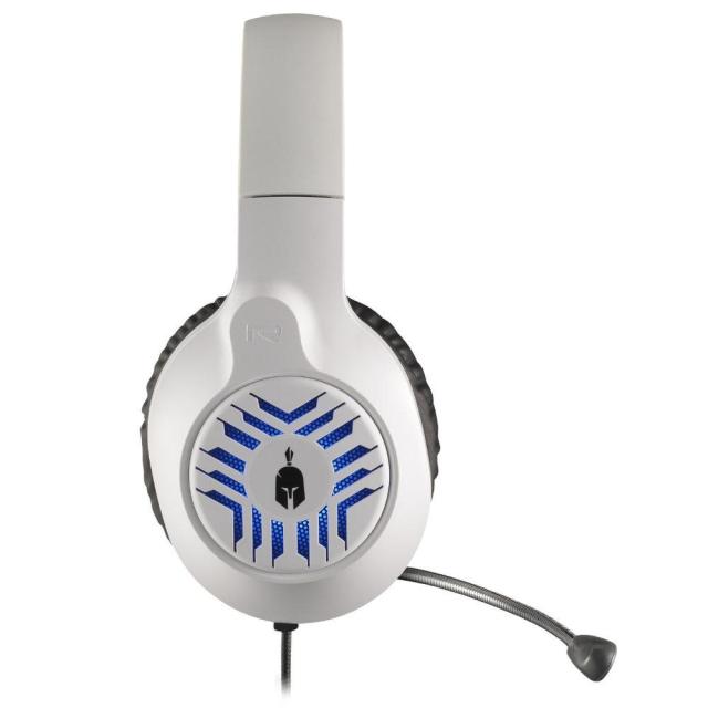Геймърски слушалки Spartan Gear Medusa, Микрофон, Бял/Черен