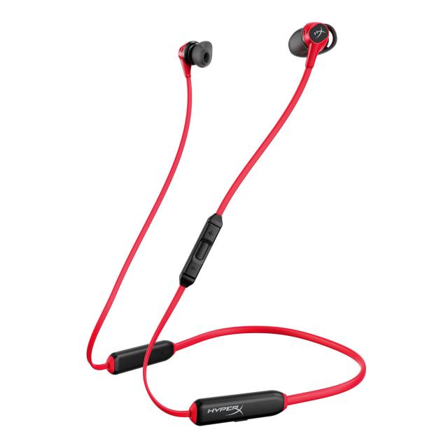 Геймърски слушалки тапи HyperX Cloud Buds, Безжични, Микрофон, Червен