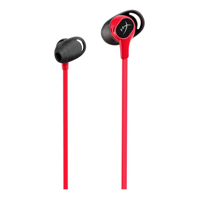 Геймърски слушалки тапи HyperX Cloud Buds, Безжични, Микрофон, Червен