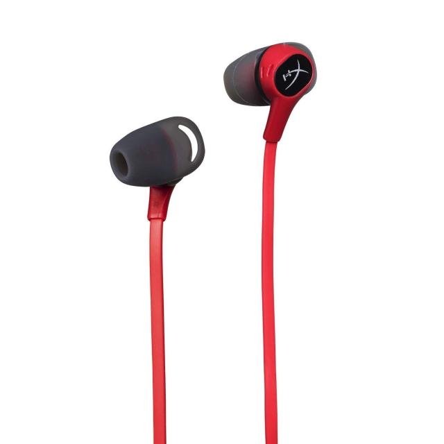 Геймърски слушалки тапи HyperX Cloud Earbuds, Микрофон, Червен