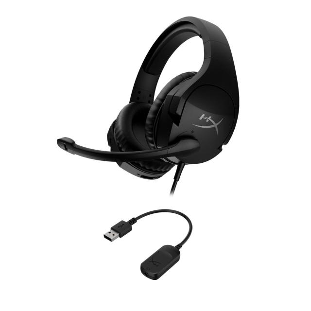 Геймърски слушалки HyperX Cloud Stinger S Black, Микрофон, Черно