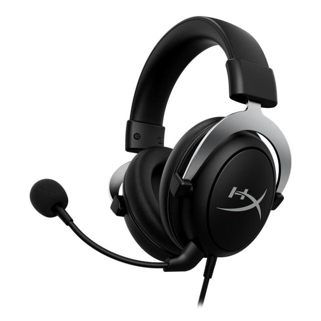 Геймърски слушалки HyperX Cloud X Silver, Микрофон, Черно/Сиво