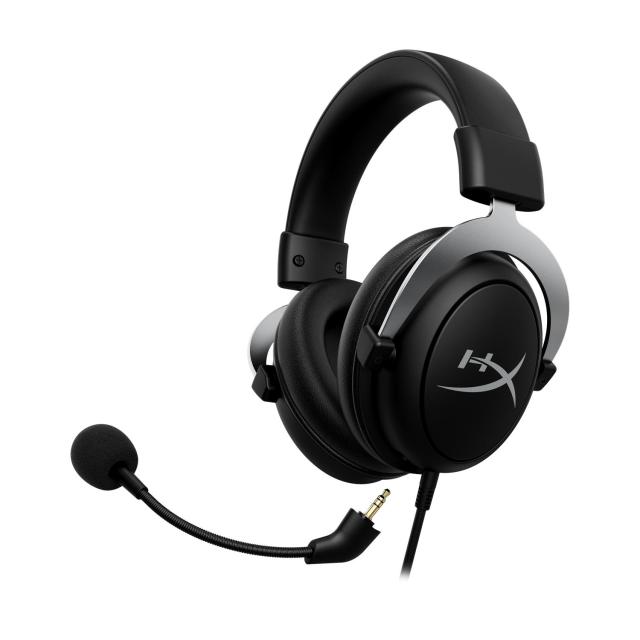 Геймърски слушалки HyperX Cloud X Silver, Микрофон, Черно/Сиво