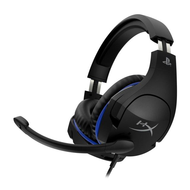 Геймърски слушалки HyperX Cloud Stinger for Playstation, Микрофон, Черен/Син