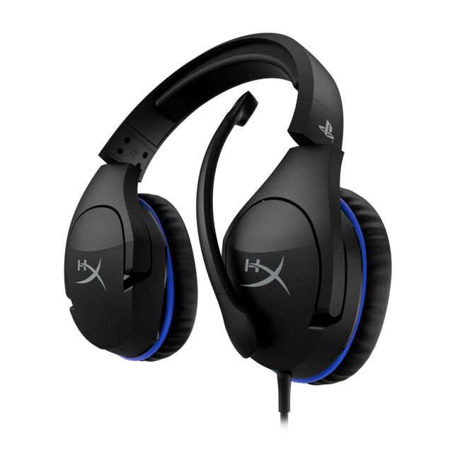 Геймърски слушалки HyperX Cloud Stinger for Playstation, Микрофон, Черен/Син