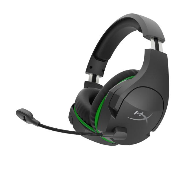Геймърски слушалки HyperX CloudX Stinger Core, Безжични, Микрофон, Черен/Зелен
