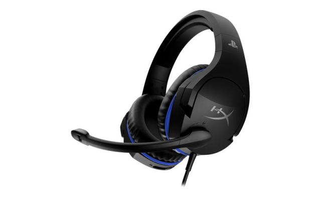 Геймърски слушалки HyperX Cloud Stinger Core (PS4/PS5), Микрофон, Черни/Син