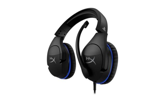 Геймърски слушалки HyperX Cloud Stinger Core (PS4/PS5), Микрофон, Черни/Син