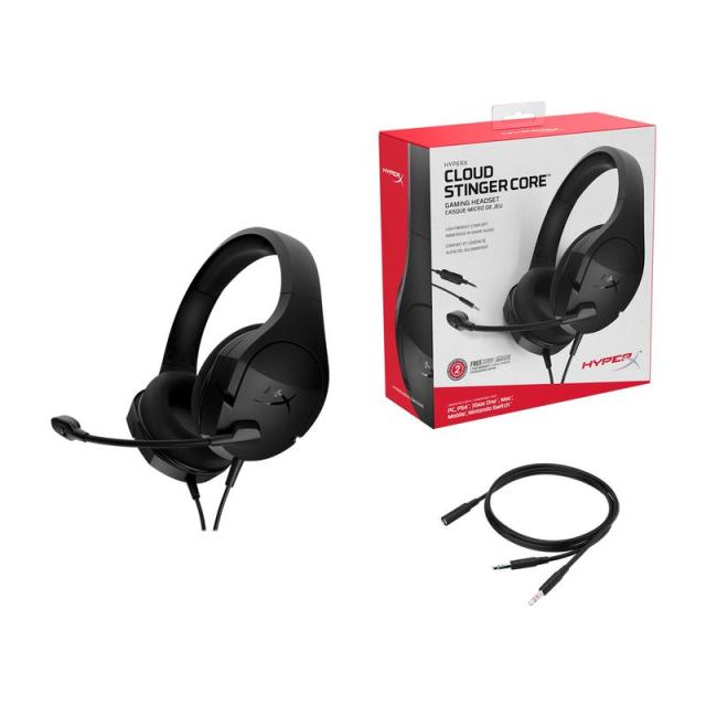 Геймърски слушалки HyperX Cloud Stinger Core (PC) 3.5mm жак с Микрофон, Черен