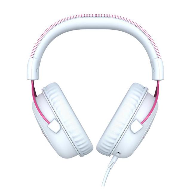 Геймърски слушалки HyperX Cloud II Pink, Микрофон, Розово/Бяло