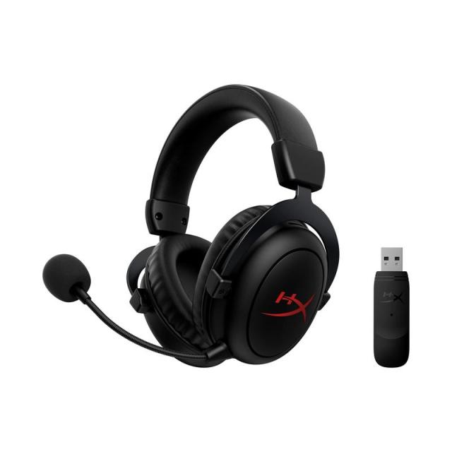 Геймърски слушалки HyperX Cloud Core Wireless, Черен