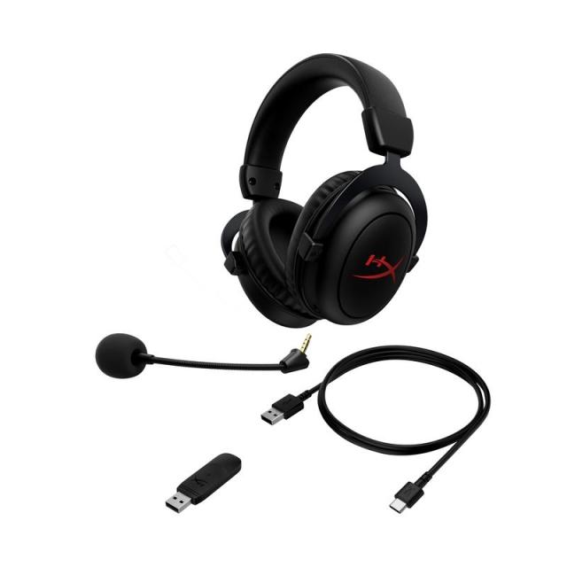 Геймърски слушалки HyperX Cloud Core Wireless, Черен