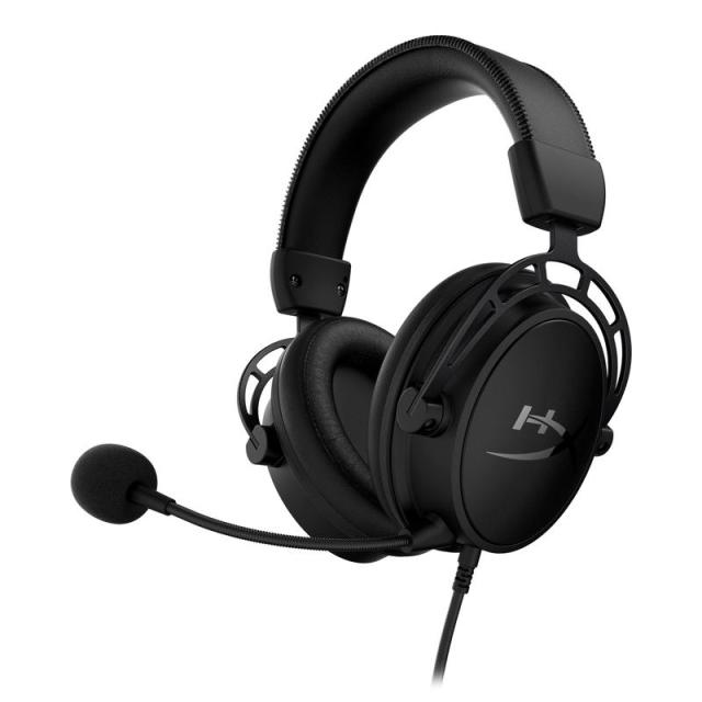 Геймърски слушалки HyperX Cloud Alpha Blackout, Черен