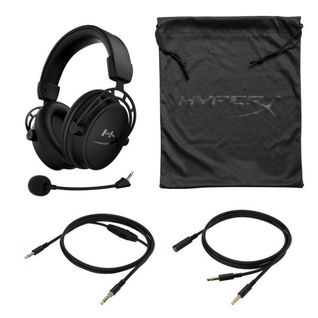 Геймърски слушалки HyperX Cloud Alpha Blackout, Черен