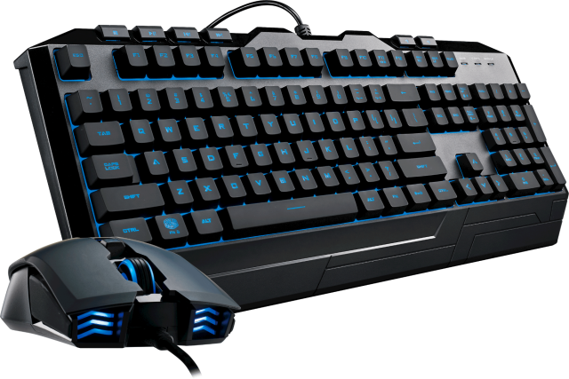 Геймърски комплект мишка с клавиатура Cooler Master, Devastator 3, RGB
