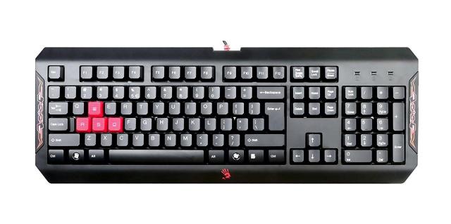 Геймърска клавиатура A4tech Bloody Blazing , Q100, кирилизирана