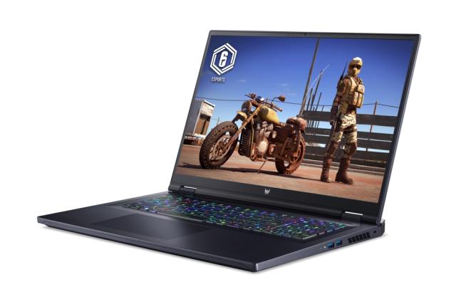Лаптоп Acer Predator, PH18-71-75EB, Intel Core i7-13700HX (3.70GHz up to 5.00GHz, 54MB), 18" WUXGA (1920x1200) IPS 165Hz, 16 GB DDR5 4800MHz(1 slot free), 1024GB PCIe, RTX 4060 8GB GDDR6, WIFI 6E BT INTEL Killer, Micro SD, FHD cam+mic, RGB-backlit Kb