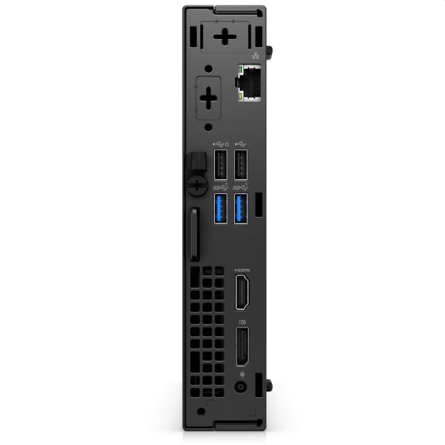 Настолен компютър Dell OptiPlex 3000 MFF, Intel Core i3-12100T (4 Cores/12MB/2.2GHz to 4.1GHz), 8GB (1x8GB) DDR4, 256GB SSD PCIe M.2, Integrated, Wi-Fi 6+ BT 5.2, Keyboard&Mouse, Win 11 Pro, 3Y PS+Dell P2422H, 23.8" Wide LED+Dell OptiPlex Micro and T