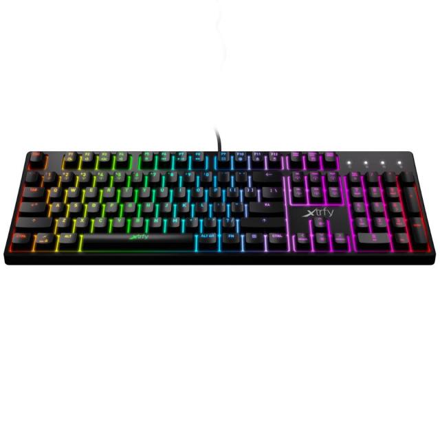 Геймърскa механична клавиатура Xtrfy K4 RGB Kailh Red Switch, US Layout