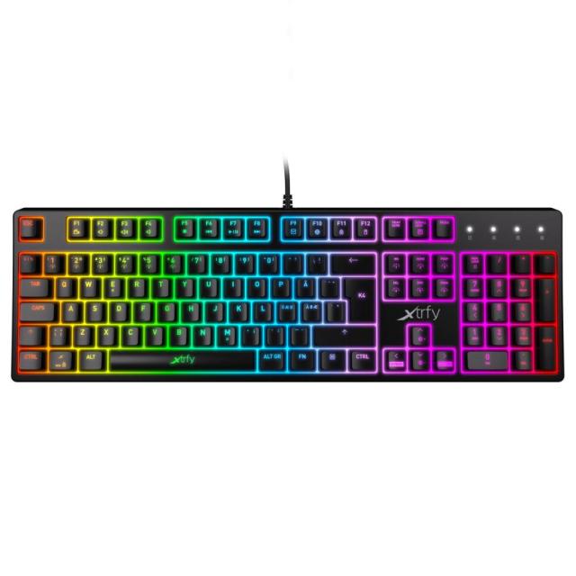 Геймърскa механична клавиатура Xtrfy K4 RGB Kailh Red Switch, US Layout