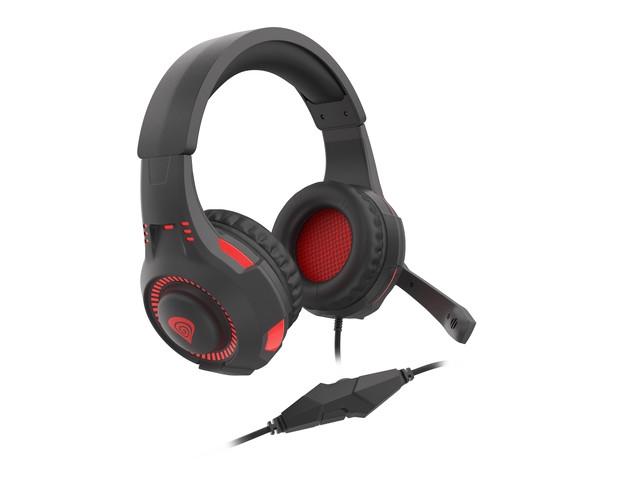 Слушалки Genesis Gaming Headset  Radon 200 7.1 With Microphone Black-Red USB