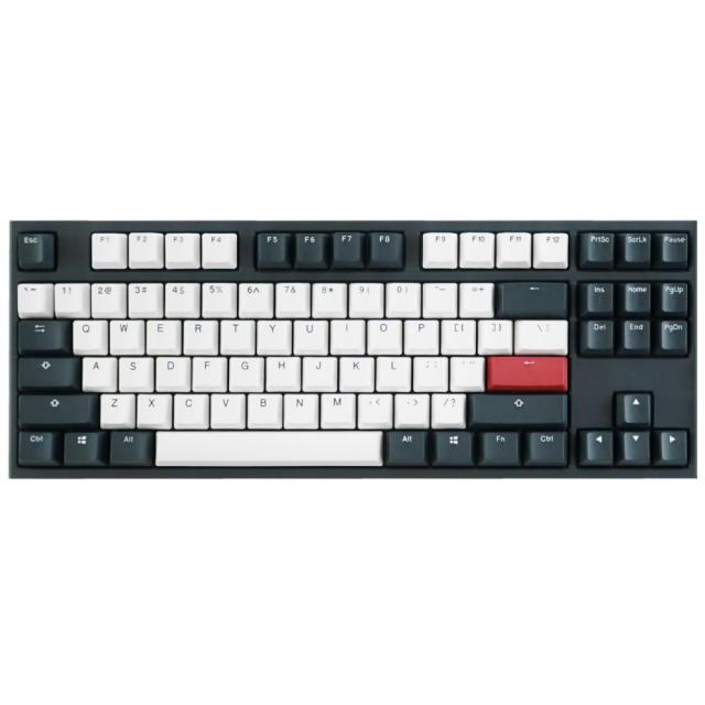 Геймърскa механична клавиатура Ducky One 2 Tuxedo TKL, Cherry MX Blue