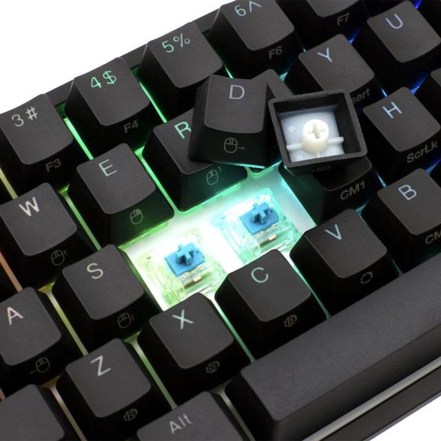 Геймърскa механична клавиатура Ducky One 2 Mini V2 RGB, Cherry MX Black