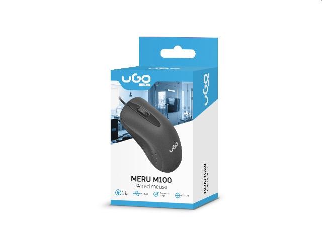 Мишка uGo Mouse Meru M100 1000DPI Optical Black