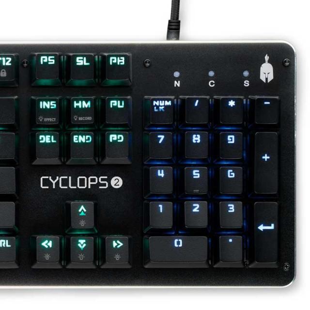 Механична Геймърскa клавиатура Spartan Gear Cyclops 2, Outemu