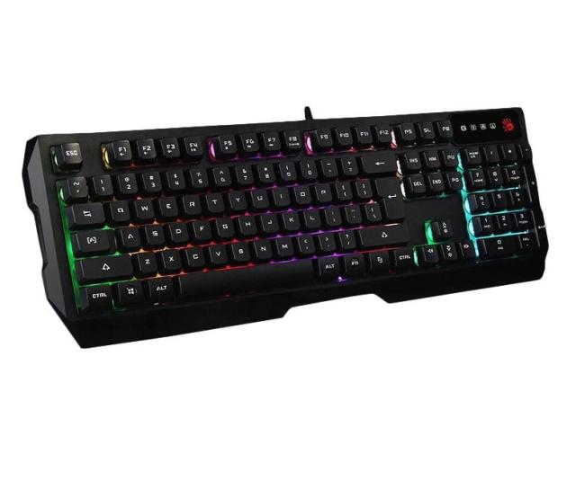 Геймърска клавиатура A4tech Bloody Illuminate Neon Q135, Подсветка, кирилизирана