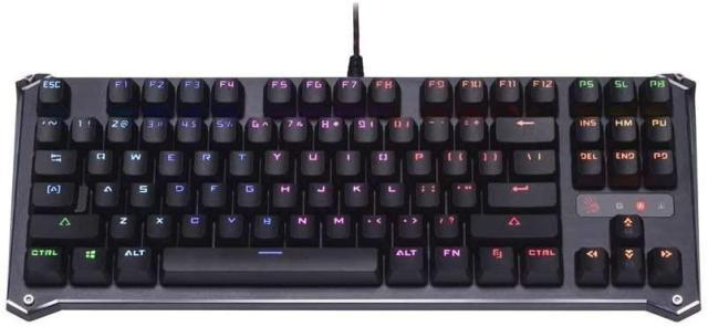 Геймърска механична клавиатура Bloody B930 TKL, RGB LED, USB, Черен