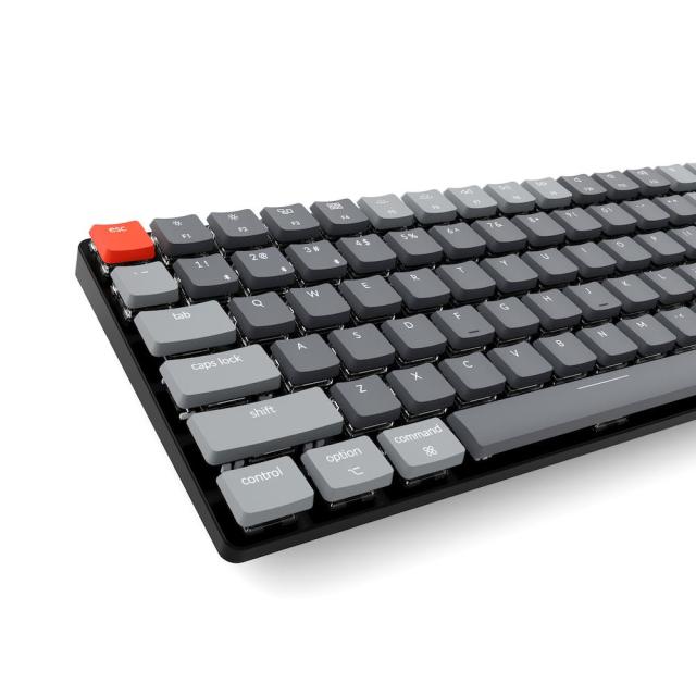 Геймърска Механична клавиатура Keychron K3 TKL Gateron Low Profile Brown Switch RGB LED Gateron Low Profile Brown Switch ABS