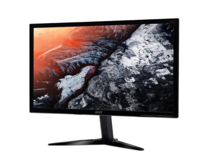 Монитор Acer KG241QSbiip, 23.6" TN, Anti-Glare, FreeSync, Flicker-Less, 1ms (up to 0.5ms), 100M:1, 300 cd/m2, 1920x1080 FHD, 165Hz, 2xHDMI, DP, Tilt, Black