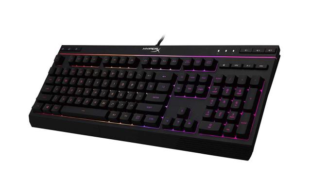 Геймърскa клавиатура HyperX Alloy Core, RGB подсветка, Черен