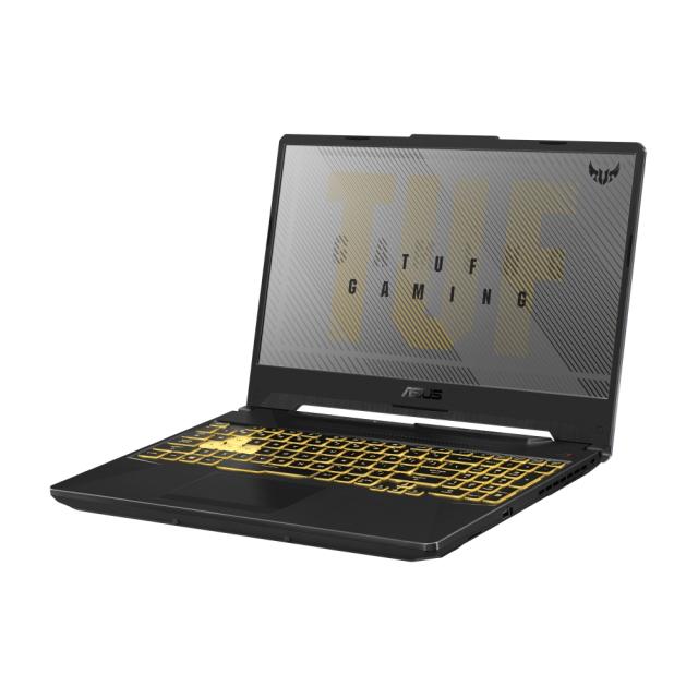 Лаптоп Asus TUF F15 FX506HC-HN111 ,Intel i5-11400H 2.7 GHz (12M Cache, up to 4.5 GHz, 6 Cores) 15.6" FHD AG (1920x1080)144Hz, 8GB DDR4 3200MHz (1x8 GB), PCIE NVME 512TB M.2 SSD, NVIDIA RTX 3050 4GB GDDR6, WiFi 6, RGB Illum. Kbd, no OS, Graphite Black