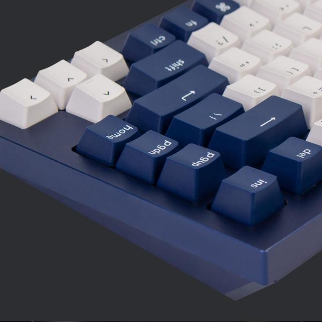 Геймърска Механична клавиатура Keychron Q1 Navy Blue QMK TKL Gateron G Pro Brown Switch RGB LED ABS